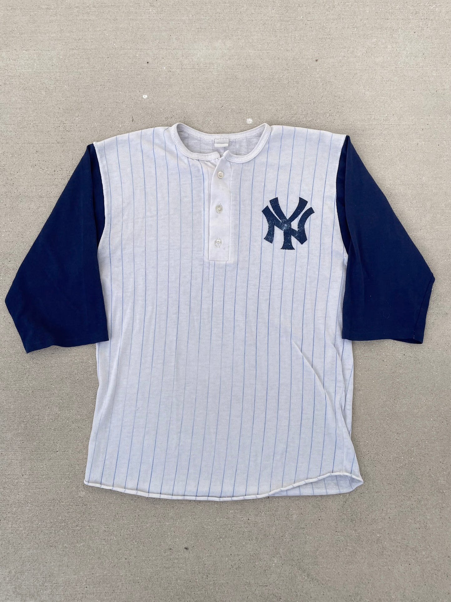 70s 80s NEW YORK YANKEES BASEBALL JERSEY SHIRT / M