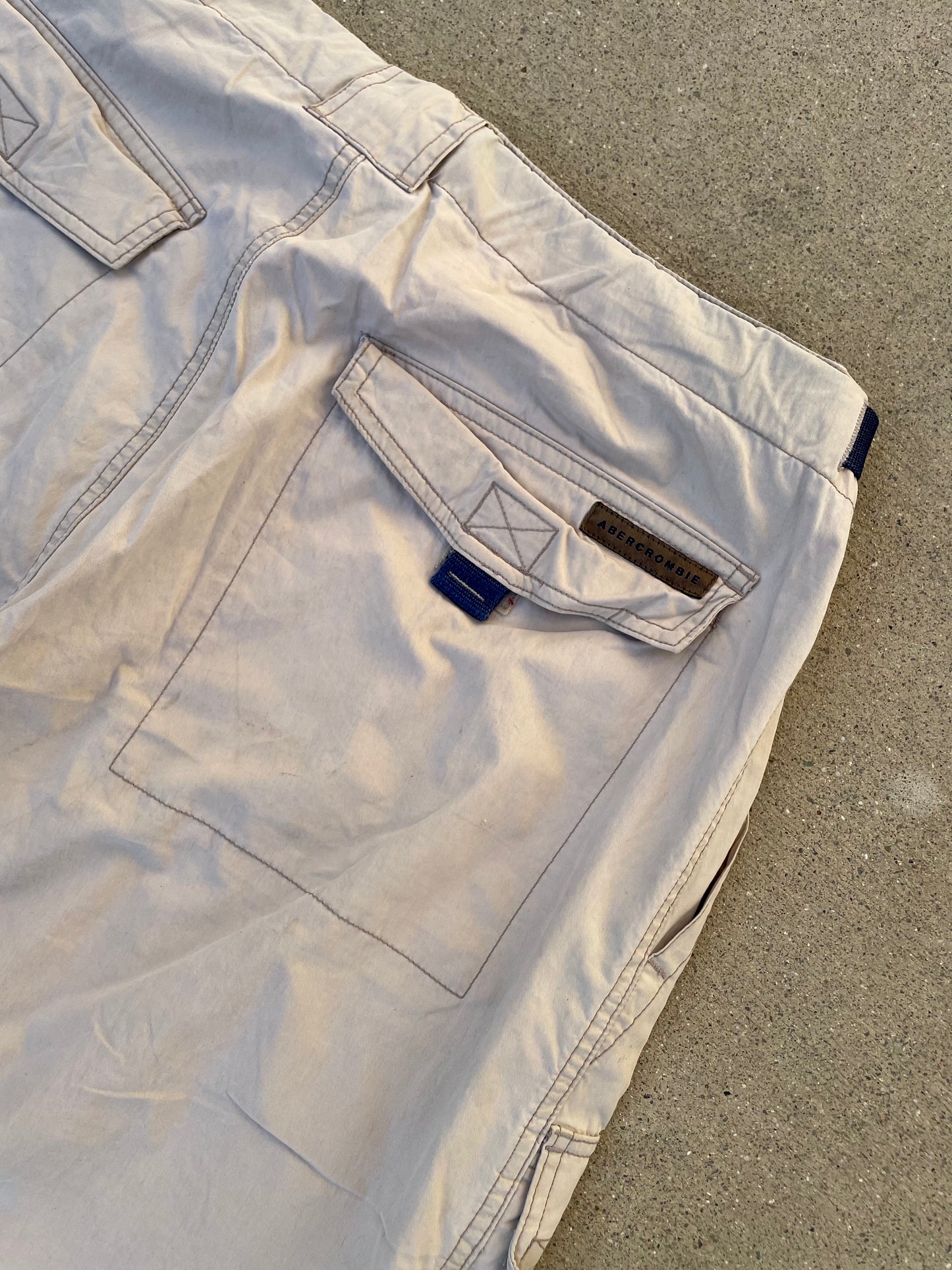 90s ABERCROMBIE PARACHUTE PANTS / L