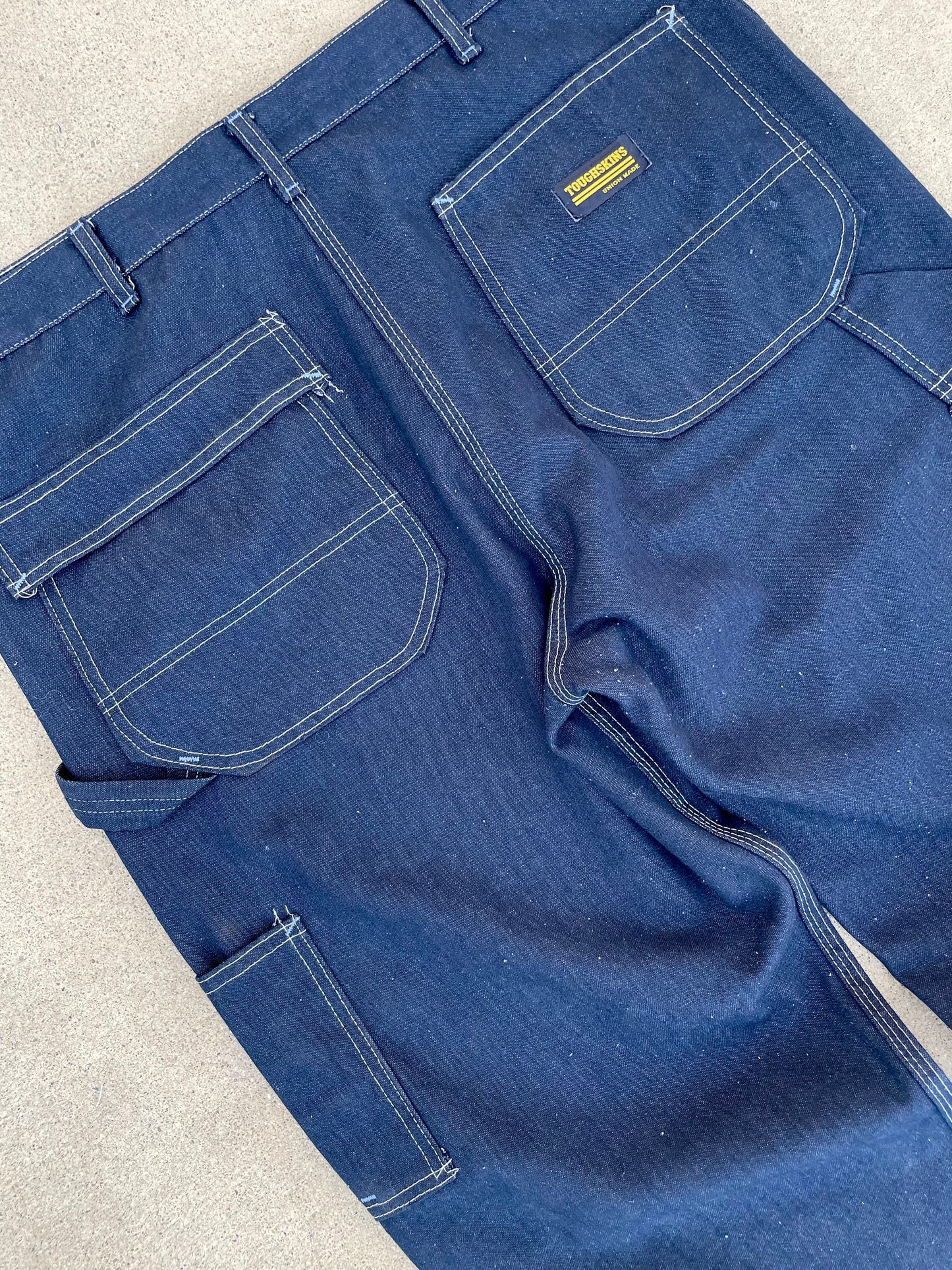80s SEARS TOUGHSKINS CARPENTER PANTS / 38