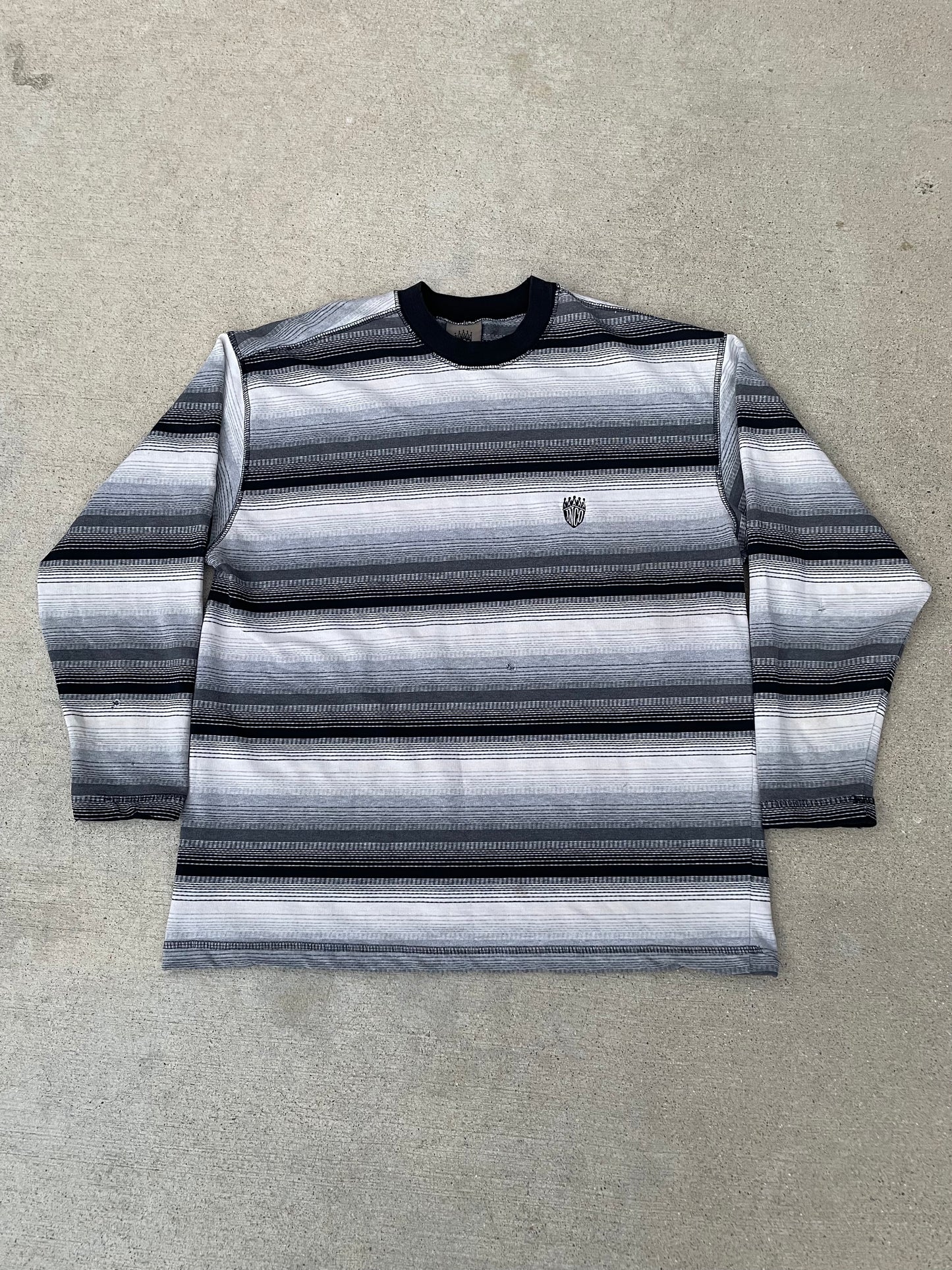 00s JNCO STRIPED LONG SLEEVES MADE IN USA / L