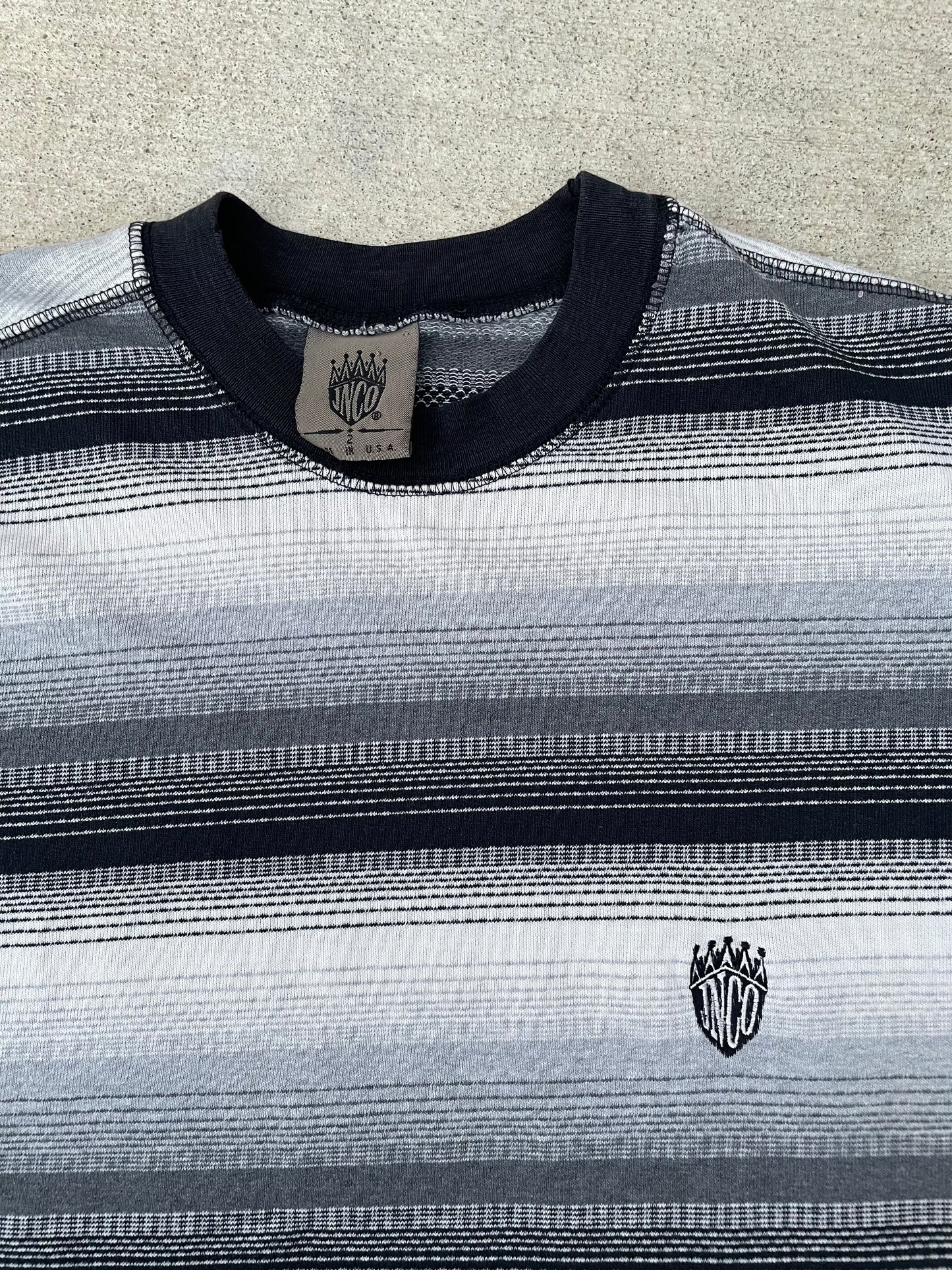00s JNCO STRIPED LONG SLEEVES MADE IN USA / L