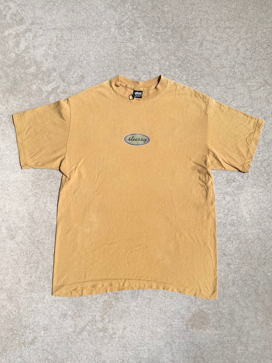 90s STUSSY LOGO MADE IN USA T-SHIRT / XL