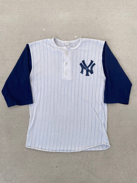 70s 80s NEW YORK YANKEES BASEBALL JERSEY SHIRT / M